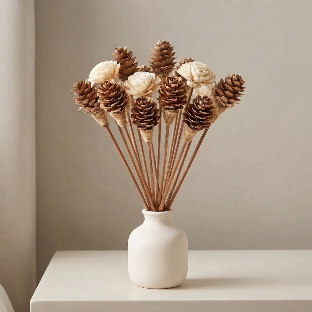 Sola Wood Flower Reed Diffuser Sticks, 9" — 12 Pack